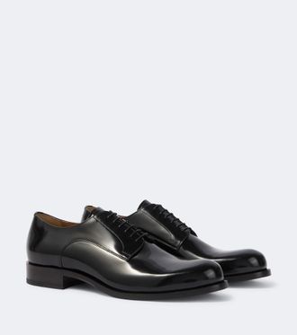Christian Louboutin Moustachou leather Derby shoes