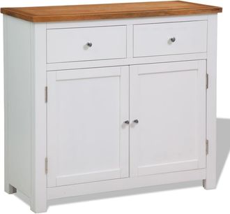 vidaXL Aparador De Madera De Roble 90x33,5x83 Cm Vidaxl