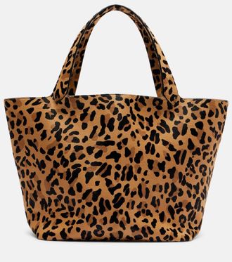 Alaia Ala&iuml;a Large calf hair tote bag