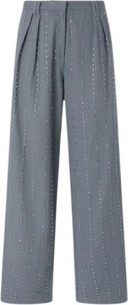 Pinko Pinko, Broeken, Dames, Grijs, M, Katoen, Penny Broek