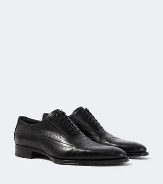 Gucci GG leather Derby shoes