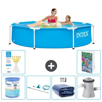 Intex Piscina Con Estructura Redonda - 244x51 Cm - 7-piezas S20