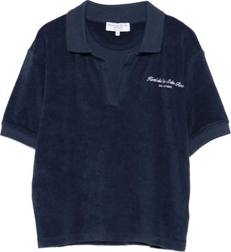 Sporty & Rich Polo con ricamo - Blu