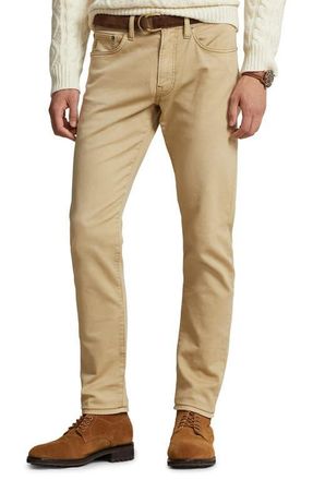 Polo Ralph Lauren Mens Sullivan Slim Fit Stretch Five Pocket Pants in Khaki Hill at Nordstrom, Size 30 X 32