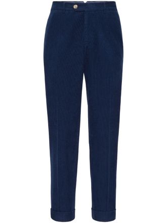 Brunello Cucinelli Chino a coste - Blu