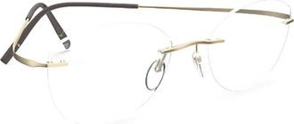 Silhouette Occhiali Minimal Art - Oro