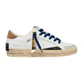 Crime London Sneakers, male, White, Size: 11 US SK8 Deluxe