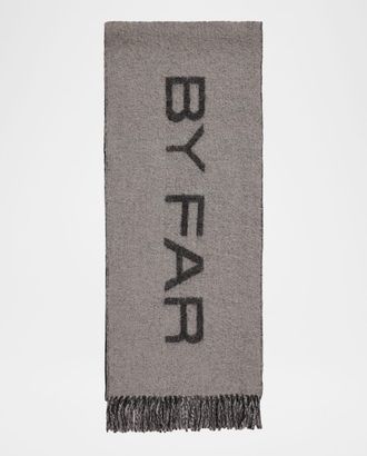 by FAR Alard Logo Alpaca-Blend Scarf