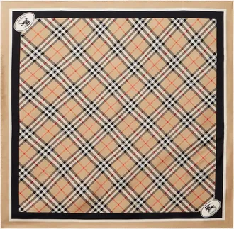 Burberry Burberry Check silk twill scarf