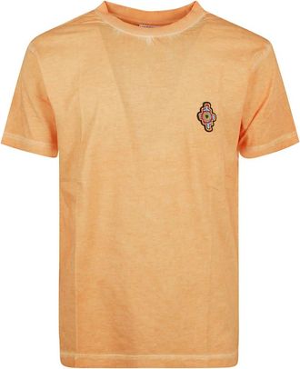 Marcelo Burlon Sunset Cross T-shirt - Heren - T-shirts - Oranje - S - Katoen - Tops