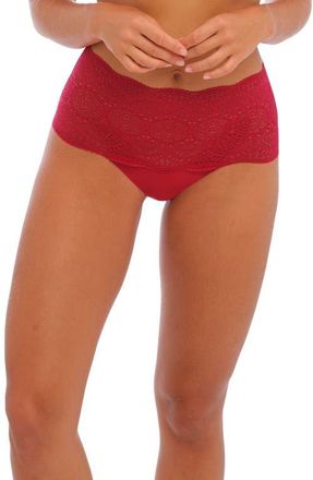 Fantasie Invisible Stretch Lace Briefs in Red at Nordstrom