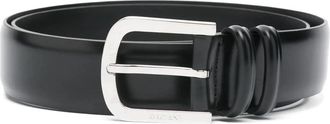 Orciani Klassieke leren riem - Heren - Riemen - Zwart - 110 CM - Leer - Accessoires