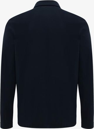 Gentiluomo Half Zip Longsleeve Polo | Donkerblauw