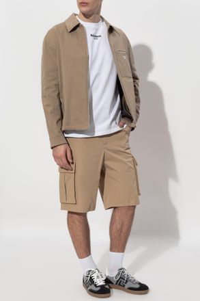 Balmain Cargo Shorts, Mens, Beige