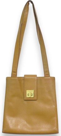 Celine Brown Camel Leather Shoulder Bag Tote Bag (Pre-Owned)