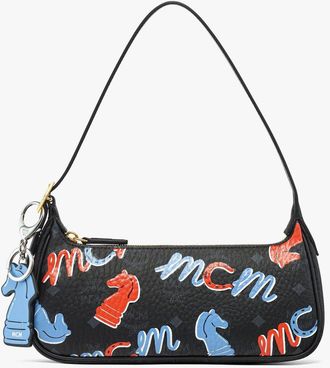 MCM Year of the Horse Aren Shoulder Bag in Visetos