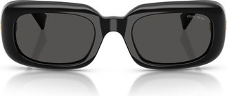 Miu Miu 0mu B13s Rectangular Acetate Sunglasses
