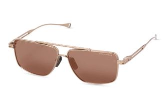 Dita Eyewear LANCIER Polarized Brown Navigator Unisex Sunglasses LSA-126 01 58