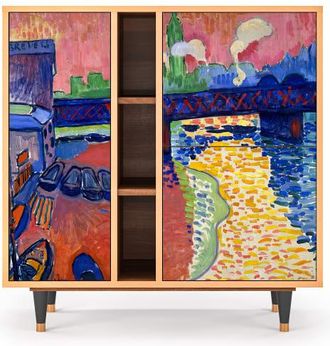 StoryZ Aparador multicolores 3 puertas L 94 cm