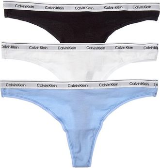 Calvin Klein 3Pk Modern Logo Thong