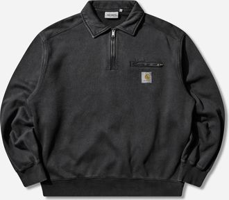Carhartt Work in Progress Men s Half Zip Detroit Sweatshirt Black