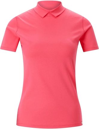 Marc Cain Polo met korte mouwen - Dames - Tops - Roze - Maat: S Katoen