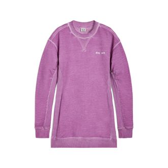 Freddy Felpa oversize tinta a freddo con inserti in rib