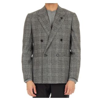 Lardini Double-Breasted Patch Pocket Jacket