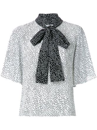 OLYMPIAH Jarosse printed blouse - women - Viscose - 38 - White