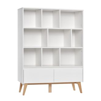 OEM Biblioth&egrave;que Pinio Swing - Blanc Et Bois