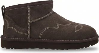 UGG Classic Ultra Mini Western - Dames - Schoenen - Bruin - Maat: 39 EU Wol