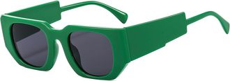 Generic Mens Outdoor Sports Sunglasses Driving Commuter Womens Vacation Sun Glasses(Green)