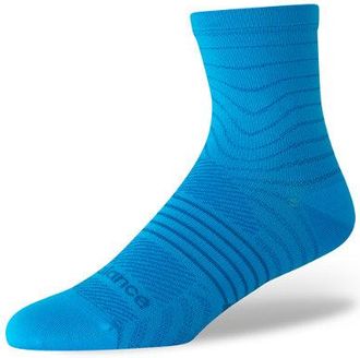 New Balance Unisex Pro Run QTR Calzini 1 Pair in Blu, Nylon, Taglia XL