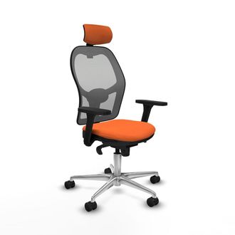 Piqueras y Crespo Piqueras Y Crespo Silla De Oficina Naranja Con Reposacabezas
