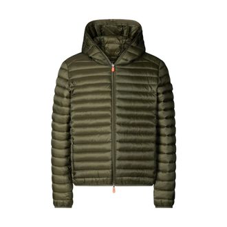 Save The Duck Groene Jas Aw 25 Lichtgewicht Nylon Ontwerp - Heren - Winterjassen - Groen - S - Nylon - Jassen