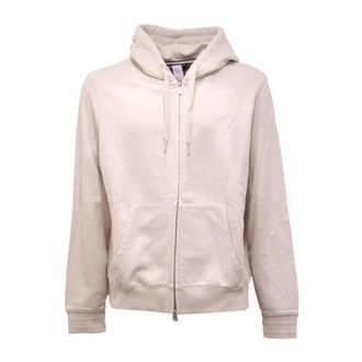 Sun 68 Zip-through Sweatshirt - Heren - Vesten met rits - Beige - XL - Hoodies & sweatvesten