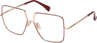 Max Mara MM5120 066 Rose Gold/Red 55mm