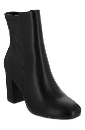 Mia Kymi Block Heel Bootie in Black Stre at Nordstrom Rack, Size 6.5