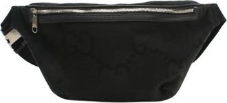 Gucci Black Canvas Fanny Pack (Pre-Owned)