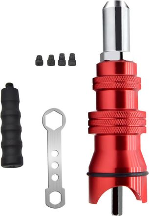 OEM Adaptador Mejorado Para Remachadora El&eacute;ctrica: Cabezal De Remachadora Inal&aacute;mbrica De 2,4 Mm A 4,8 Mm Con Taladro Desmontable