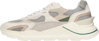 D.A.T.E. Fuga Jaquard - Heren - Sneakers - Grijs - 41 EU - Leer - Schoenen