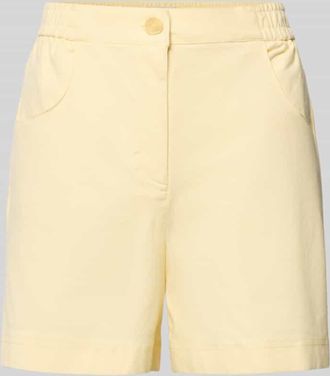 Ichi Shorts mit elastischem Bund Modell KATE in Pastellgelb, Gr&ouml;&szlig;e XXL