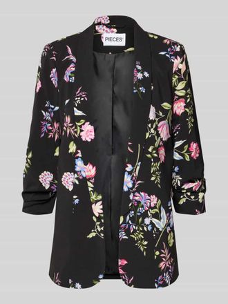 Pieces Shaped Fit Longblazer mit Schalkragen Modell BOSELLA in Black, Gr&ouml;&szlig;e XS