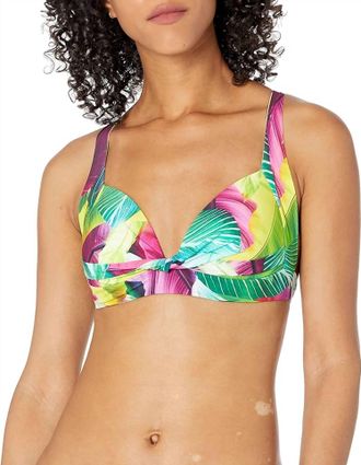 La Blanca Tropic Of The Day Banded Bra In Multi