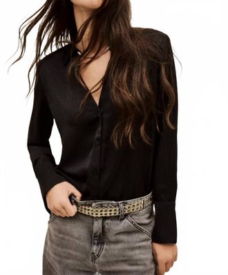 BA&SH Womens Itsey Shirt In Black