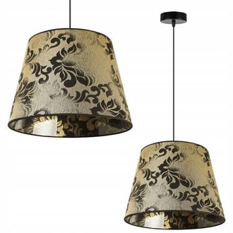 OEM L&aacute;mpara Colgante, L&aacute;mpara De Techo, Pantalla, Patr&oacute;n Dorado