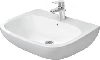 Duravit Duravit - Lavabo D-code, Con Agujero Para Grifo, Con Rebosadero