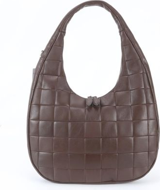 Coach Brown Leather Shoulder Bag Tote Bag (Pre-Owned)