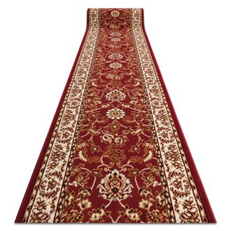RugsX Rugsx - Alfombra De Pasillo Bcf Morad Klasyk Cl&aacute;sico Burdeos 100 Cm Red 100x170 Cm