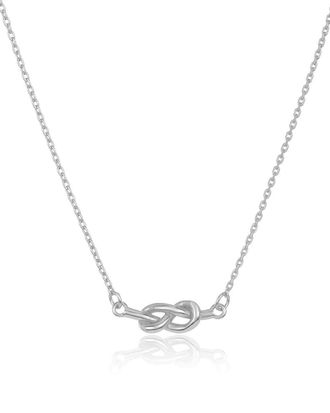 Sterling Forever Sterling Silver Infinity Love Knot Necklace